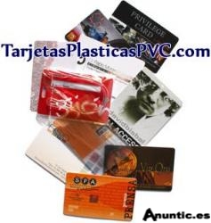 Tarjetas Plasticas PVC tipo tarjeta bancaria, segun norma CR80.