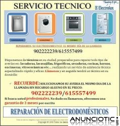 Servicio Tecnico ELECTROLUX Madrid 914 280 867
