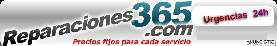 REPARACIONES365, reparaciones de urgencia las 24 horas del d&iacute;a.