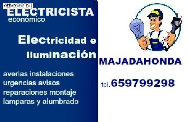 Electricista en Majadahonda. Econ&oacute;mico. Instalaciones, reparaciones y Urgen