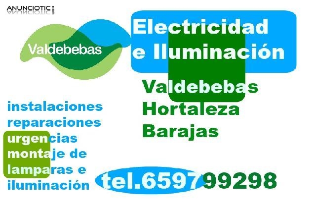 Electricista en Valdebebas. Instalaciones, Reparaciones y Urgencias. Econ&oacute;m
