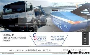 CONTENEDORES G&Oacute;MEZ E HIJOS, S.L.U, ALQUILER DE CONTENEDORES DE OBRA