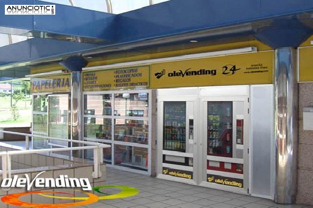 M&aacute;quinas expendedoras 24 h para crear o ampliar tu  negocio