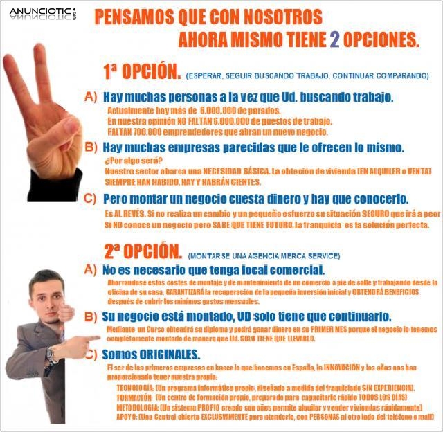 Franquicia inmobiliaria de motor y pr&eacute;stamos