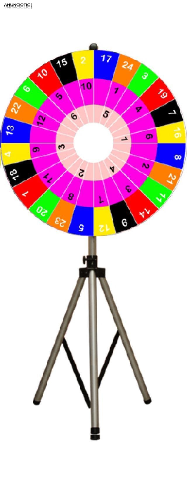 Ruleta publicidad con sorteos
