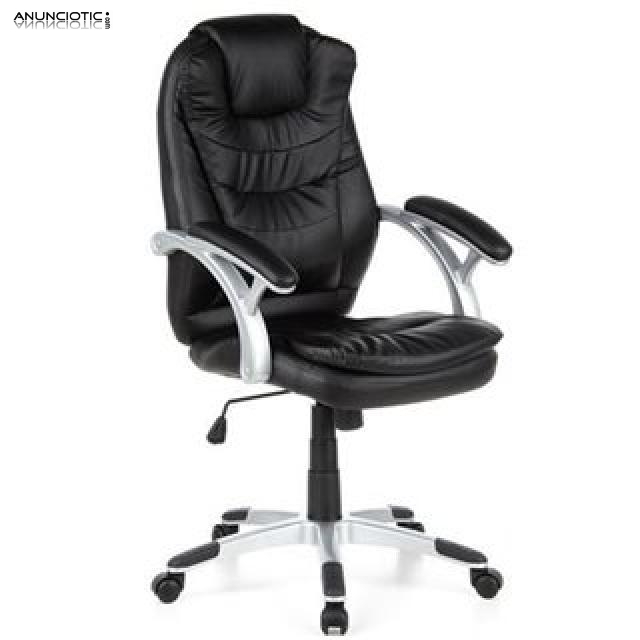Sill&oacute;n de oficina marco 300 dise&ntilde;o exclusivo en negro