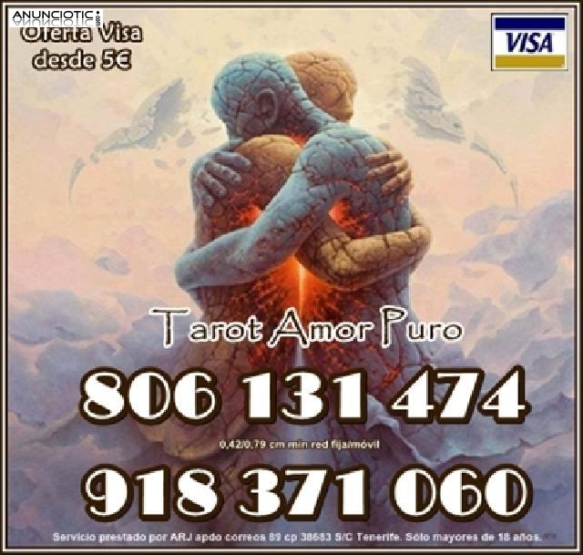 Tarot Amor Puro 806 por s&oacute;lo 0,42 cm min. Visa oferta 8� 20 min.