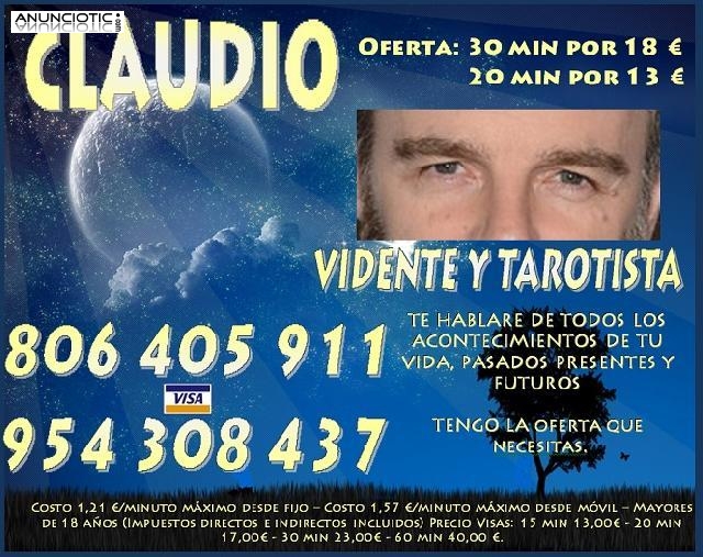 Claudio, vidente ocultista mi tarot te abrir&aacute; caminos 806405911 