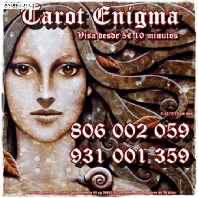 Oferta Tarot Visa Enigma 5 � 10 min. Tarot 806 barato s&oacute;lo 0,42 cm. 