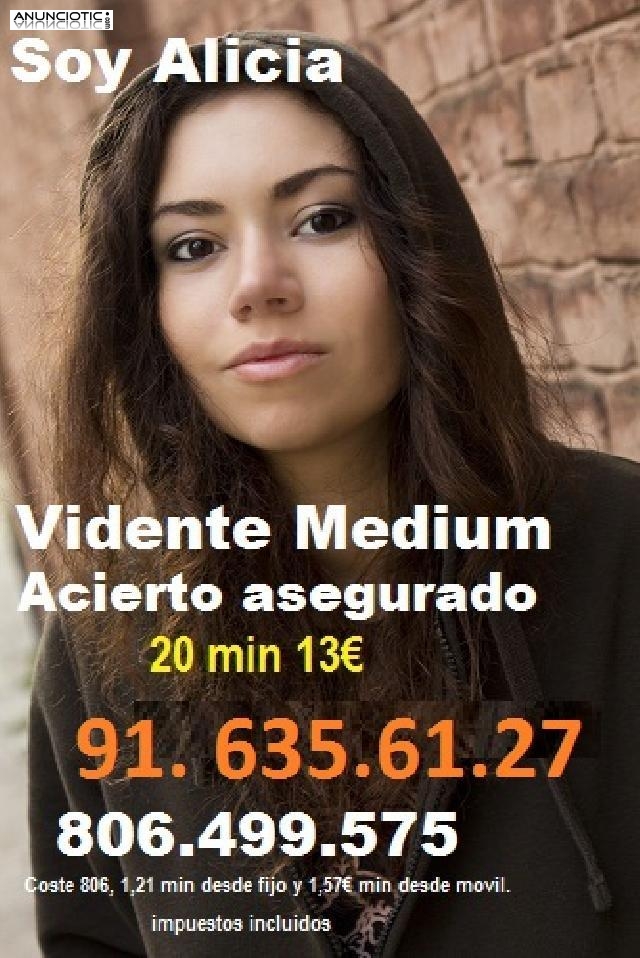 Alicia gran vidente, acierto seguro 13� 20 min, Tarot 806499575,