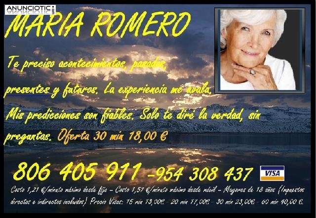Maria romero, vidente, respondo tus dudas, econ&oacute;mico 806405911