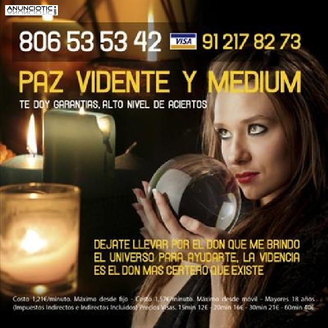 Paz vidente y medium 12� 20 minutos