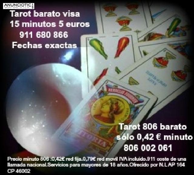 Videncia y lectura de tarot solo 0,42� minuto, no fallo.
