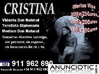 VIDENTE CRISTINA 911962690...ATIENDO PERSONALMENTE VISA 20MIN/15�UROS
