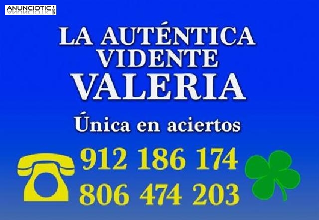 Vidente sentimental Valeria. 806 474 203. &Uacute;nica en aciertos