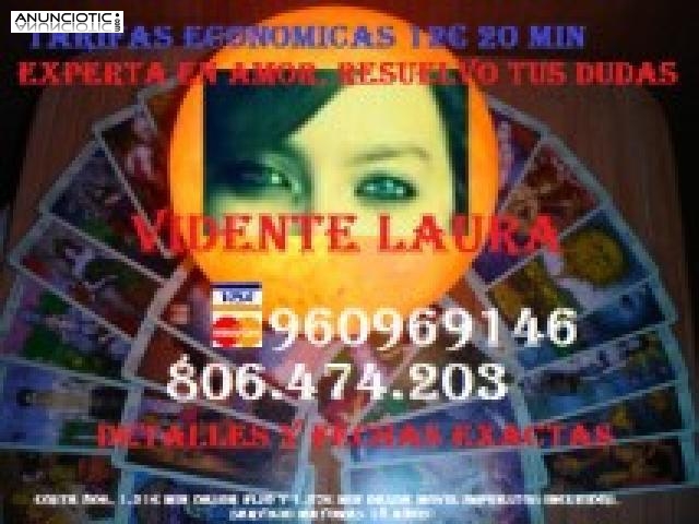 Vidente Laura, gran experiencia. Temas amor, 806 474 203. 12�