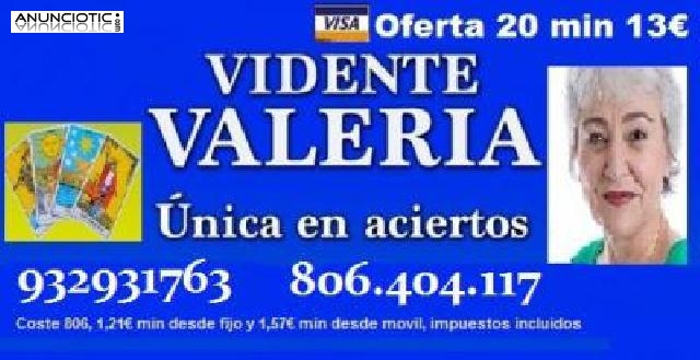 Vidente de amor Valeria. &uacute;nica en aciertos, concreta datos 806 404 117