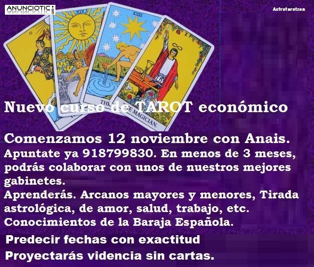 Curso de Tarot y VIdencia Alcal&aacute; de Henares. Vidente en 3 meses.