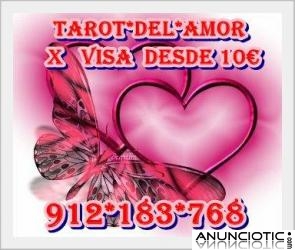 Tarot del amor por visa econ&oacute;mica  desde 10 euros 91 218 3768