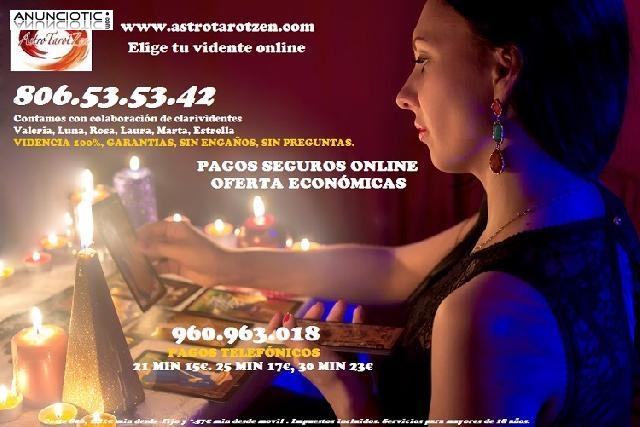 Videntes excelentes 806535342. Certeras, sin preguntas. S&oacute;lo la verdad.