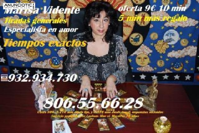 Marisa Vidente. Predice tiempos exactos. Oferta 9� 15 min 932 934 730.
