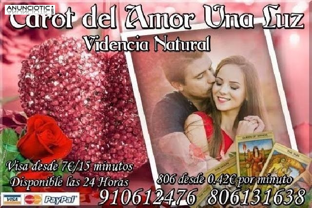  Tarot del Amor UNA LUZ Visa  desde   7�/15m*-***