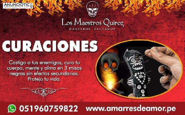 Curaciones,protecci&oacute;n en contra la envidia y ba&ntilde;os poderosos.Maestros Quiro