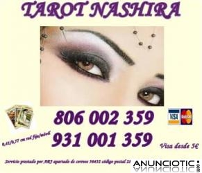 VIDENTES Y TAROTISTAS POR 0,41 CM MTO. VISA 5 � 10 MTOS.  TAROT NASHIRA. 