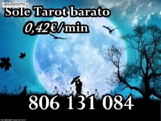 Tarot  muy econ&oacute;mico  a 0.42�/min. Sole: 806 131 084.--.
