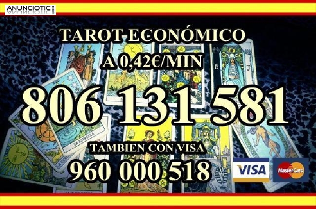 Tarot muy econ&oacute;mico y bueno a 0,42 �/min. Jenny: 806 131 581.-