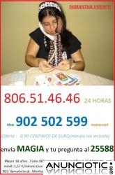 Samantha y Serena aunt&eacute;nticas videntes, sin desvios a gabinetes 24 horas