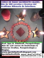 GRAN CURSO de INTERPRETADOR DE SUE&Ntilde;OS, ONIROMANCIA, CON EL PROF. IGOR J. H. DIMITROFF, PAR