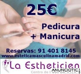 LA ESTHETICIEN: &iexcl;&iexcl;OFERTA EN MANICURA Y PEDICURA PARA HOMBRES!! 