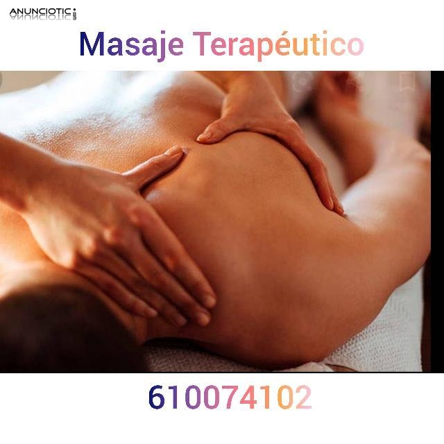 Masaje terap&eacute;utico  hotel domicilios