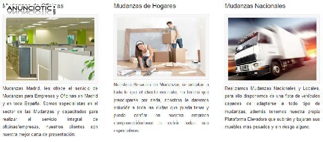 Mudanzas en Madrid Econ&oacute;micas y Profesionales
