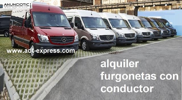 furgonetas de alquiler con chofer