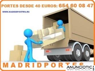 PORTES ECONOMICOS 654.60.0847 MADRIDPORTES TU SOLUCION 50�