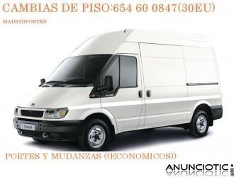 PORTES ECONOMICOS  913::68/98::18 MADRIDPORTES 20�