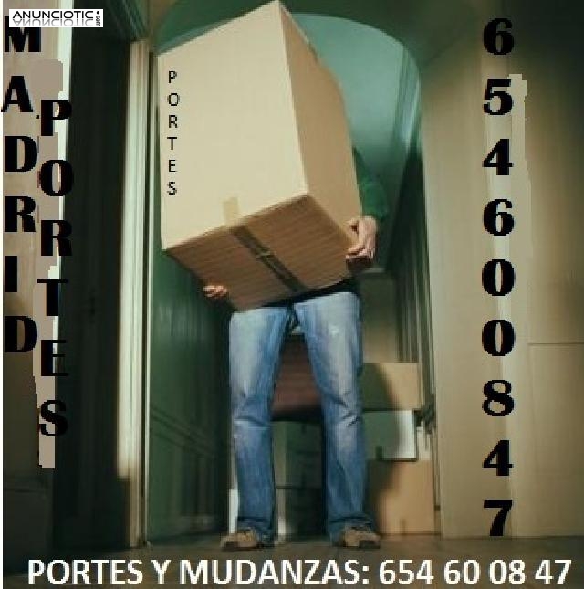 PORTES DESDE BRICOMART MADRID, MUDANZAS BARATAS EN GETAFE