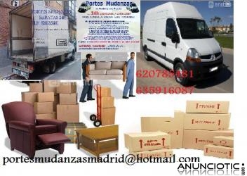 PORTES/MUDANZAS/ ECONOMICAS/MADRID&not; TODA  ESPA&Ntilde;A 620785481
