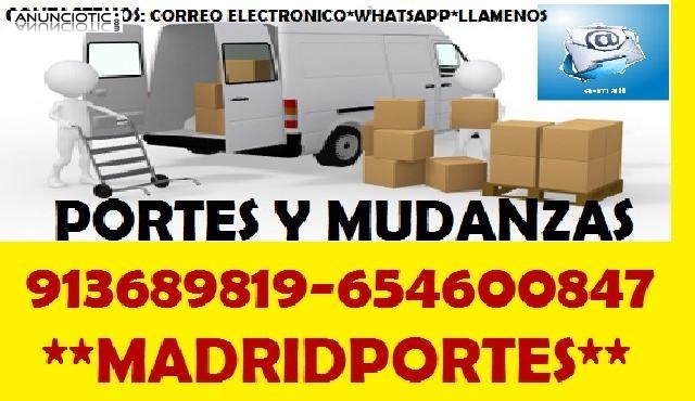 PORTES BARATOS LAS ROZAS 45�*65-4/60-0/847 FLETES ASCAO,QUINTANA