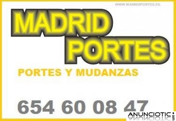 N PORTES ECONOMICOS MADRID 654.60.08(47)MUDANZAS ECON&Oacute;MICAS MADRID