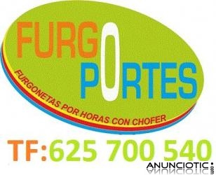 PORTES BARATOS(60-HORA)FURGO Y MOZOS 625700540