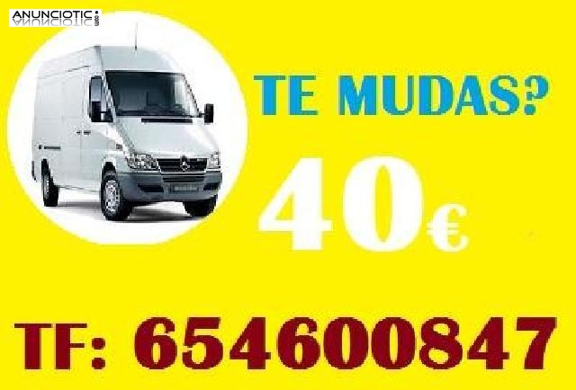 FLETES URGENTES DESDE 40�(65//46OO847)PORTES ALCOBENDAS