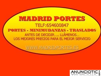 MUDANZAS BARATAS EN MADRID *6+5(4/6)0+0/8(4+7 PEQUE&Ntilde;AS MADRID G* AHORRE