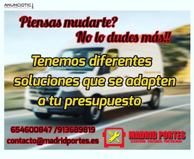 MUDANZAS Y PORTES ECON&Oacute;MICOS (MADRID PORTES)