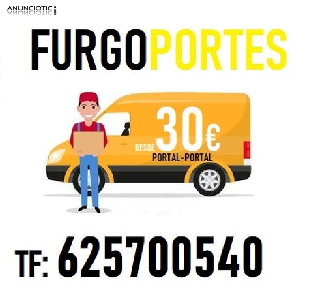 Portes En Hortaleza→(62570Ө540)Transporte Urgente