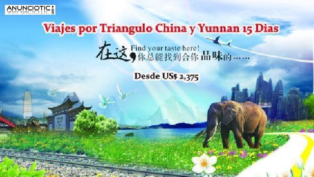Viajes por triangulo China y Yunnan 15 Dias