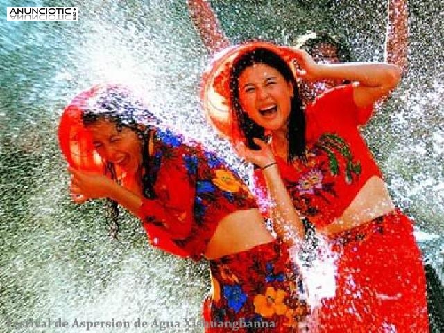 Festival de Aspersi&oacute;n de Agua de Xishuangbanna