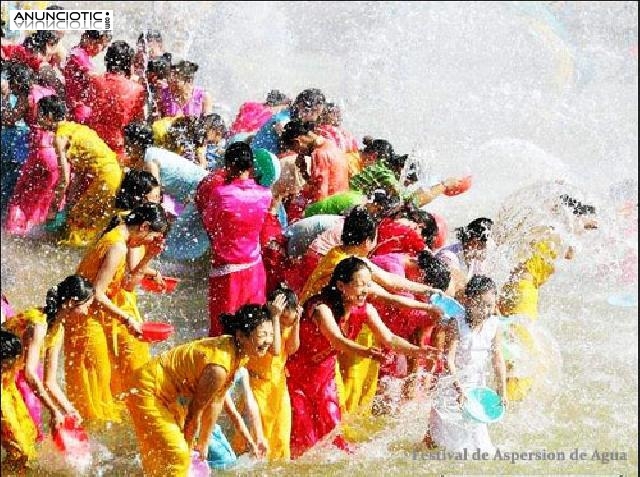 Festival de Aspersi&oacute;n de Agua de Xishuangbanna